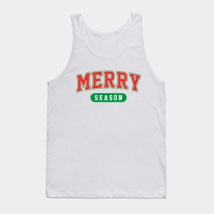 Merry Season Varsity Tank Top